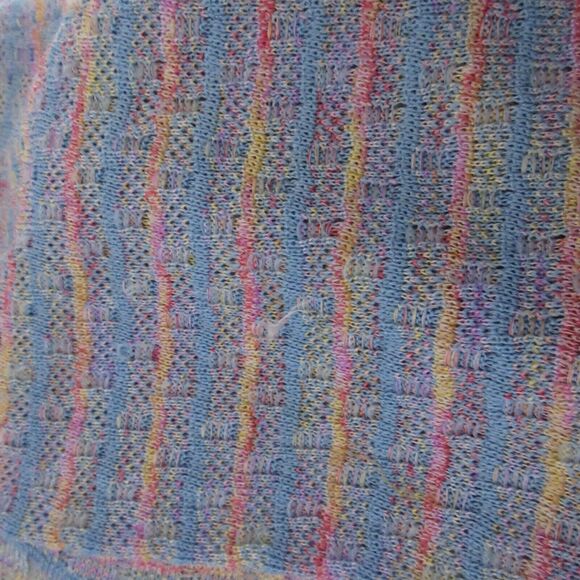 Exclusively Misook Sweater Cardigan  Large Rainbow Colorful Career‎ Church - Picture 16 of 16